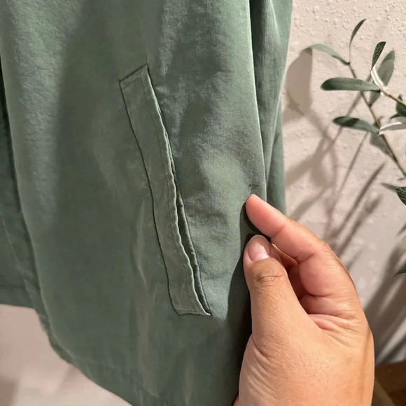 Eileen Fisher Nori Sandwashed Tencel Round Neck Jacket Size Medium Work Chic - Picture 8 of 8